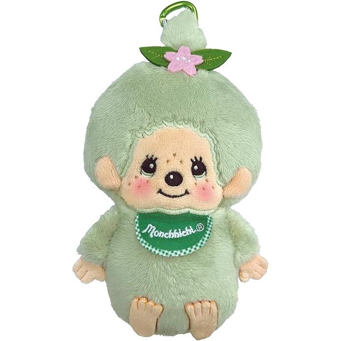 モンチッチ マスコットポーチ モンチッチちゃん抹茶 ぬいぐるみ