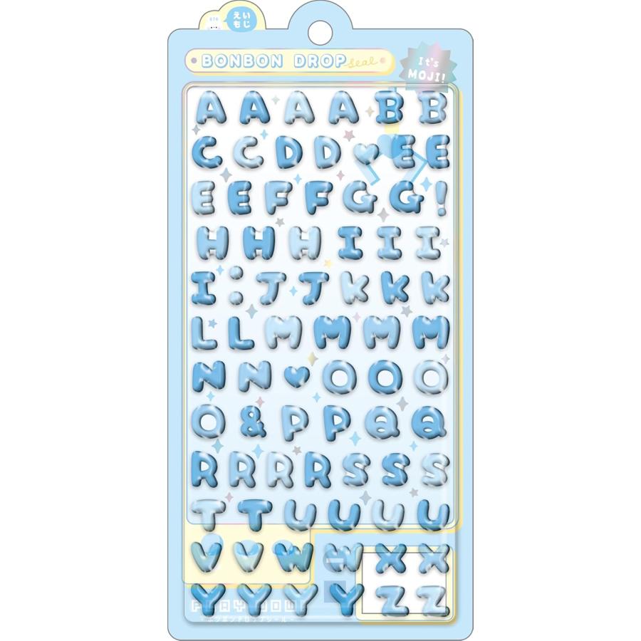 スーパーマリオ ボンボンドロップシール(文字) もじもじボンボン