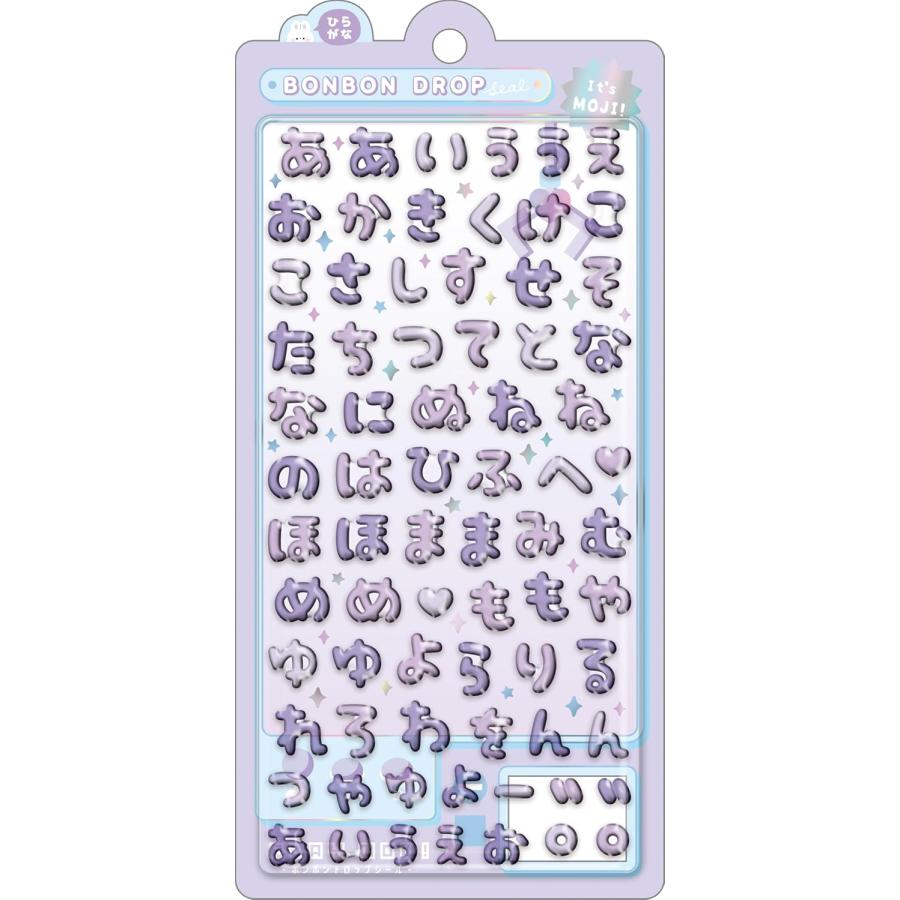 スーパーマリオ ボンボンドロップシール(文字) もじもじボンボン