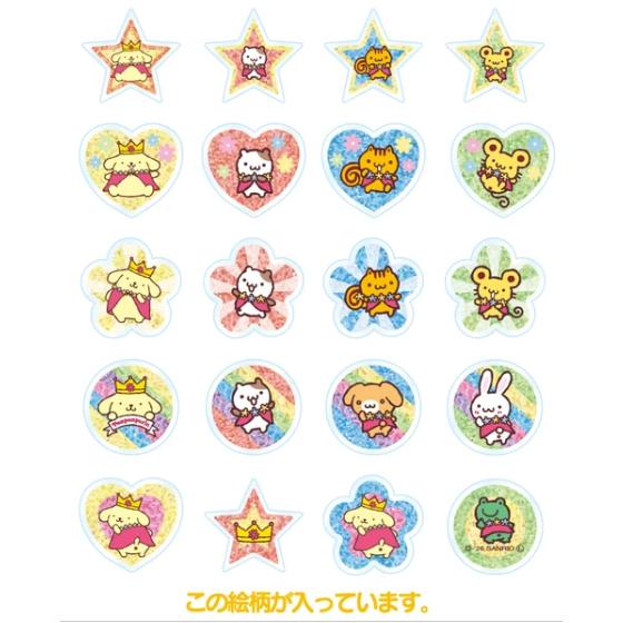 オスト 正規品 ポムポムプリン30周年 おはじききらきらしーる B シール