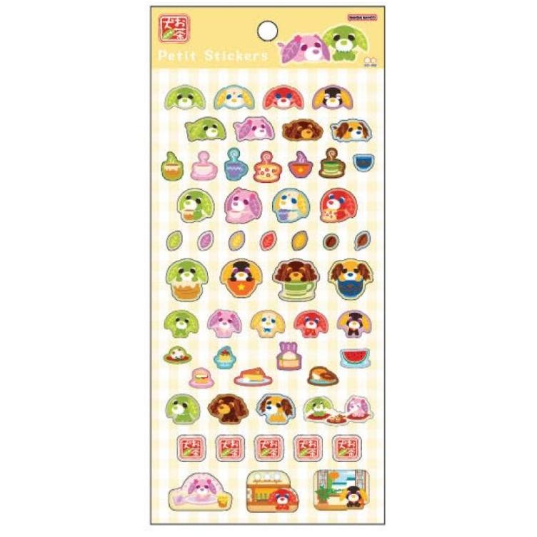 sanrio（サンリオ） サンスター文具 正規品 プチシール お茶犬 みんな