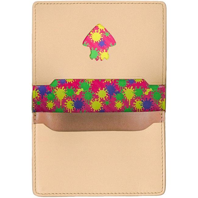 スプラトゥーン FAVORITE+ Leather Goods 本革名刺入れ(Splatoon2) 革小物 高さ8cm 新品 *_1