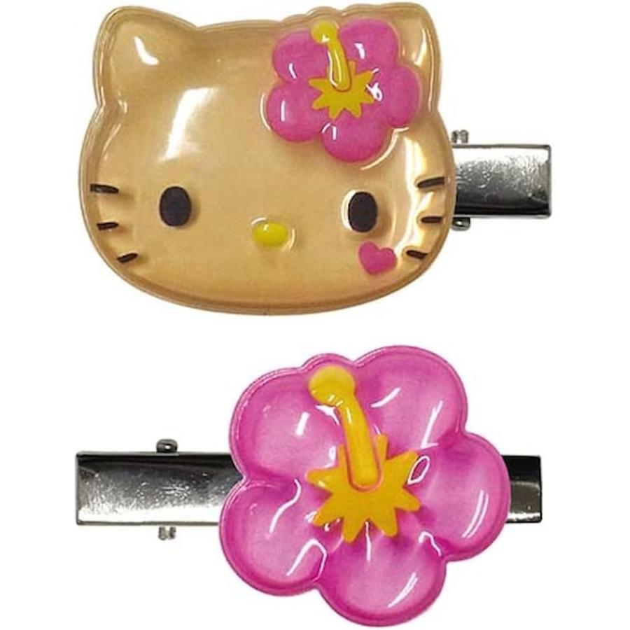ハローキティ ぷっくりったいヘアクリップ2P 日焼け サンリオ グッズ