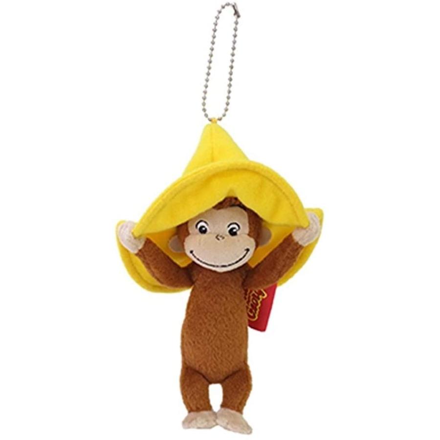 通販 激安 10 Offクーポン 目玉 おさるのジョージ ぬいぐるみ マスコット ボールチェーン付き アニメーションジョージ 大きな帽子 さる サル 猿 Nhk H17 W12 D10cm Materialworldblog Com