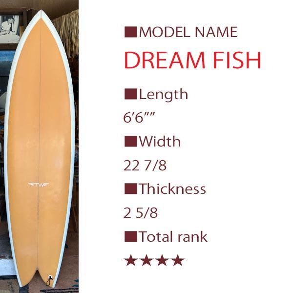 Tyler Warren Shapes Mid DREAM FISH 6'6