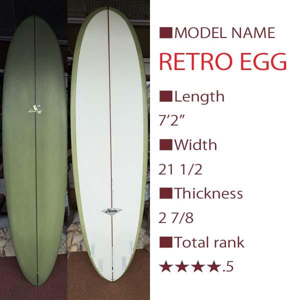 HOBIE RETRO EGG 5finbox 7'2