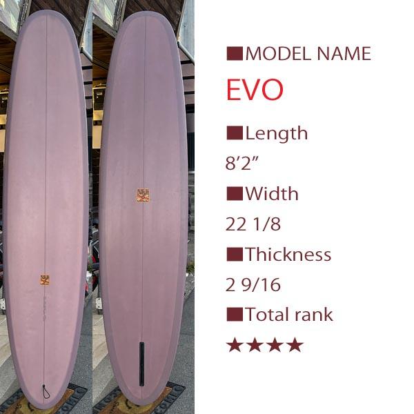Tyler Warren Sharpes EVO 8'4” （タイラー ウォーレン エボ ミッド