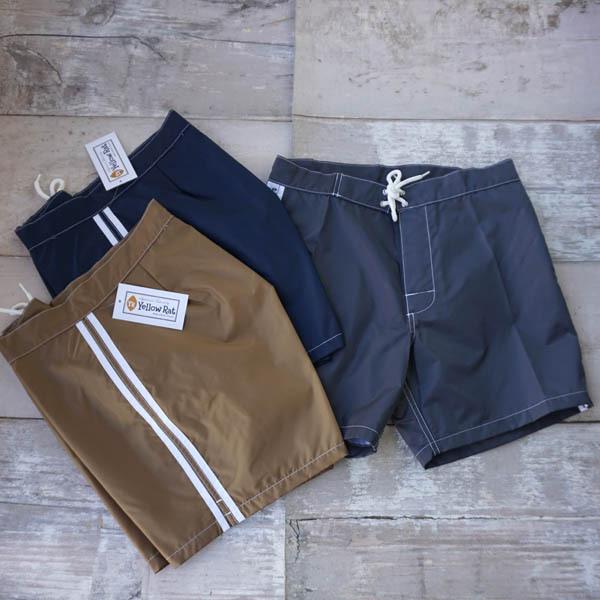 新品　Yellow Rat ボードショーツ３２アメリカ製 Yellow Rat LJ TRUNKS(イエローラット YR ナイロン クラシック ボード