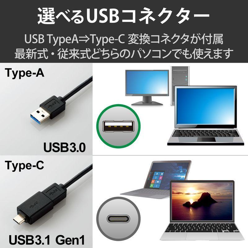 【ELECOM(エレコム)】有線LAN アダプタ USB 3.1 ギガビット 2.5Gbps対応 タイプC アダプタ付 ブラック オンラインゲーム 動画視聴[▲][EL]｜hobinavi2｜04