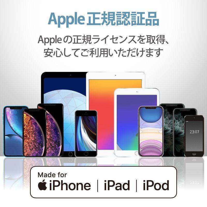 【ELECOM(エレコム)】iPhoneケーブル ライトニングケーブル 10cm iPad iPod データ通信 充電 USB-A Lightning ホワイト RoHS指令準拠(10物質)[▲][EL]｜hobinavi2｜03