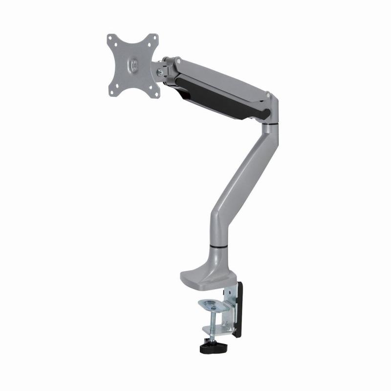 ディスプレイアーム/シングルアーム/ロング/ガス式 DPA-SL02SV パソコン ディスプレイアーム PC モニターアーム シルバー[▲][EL]