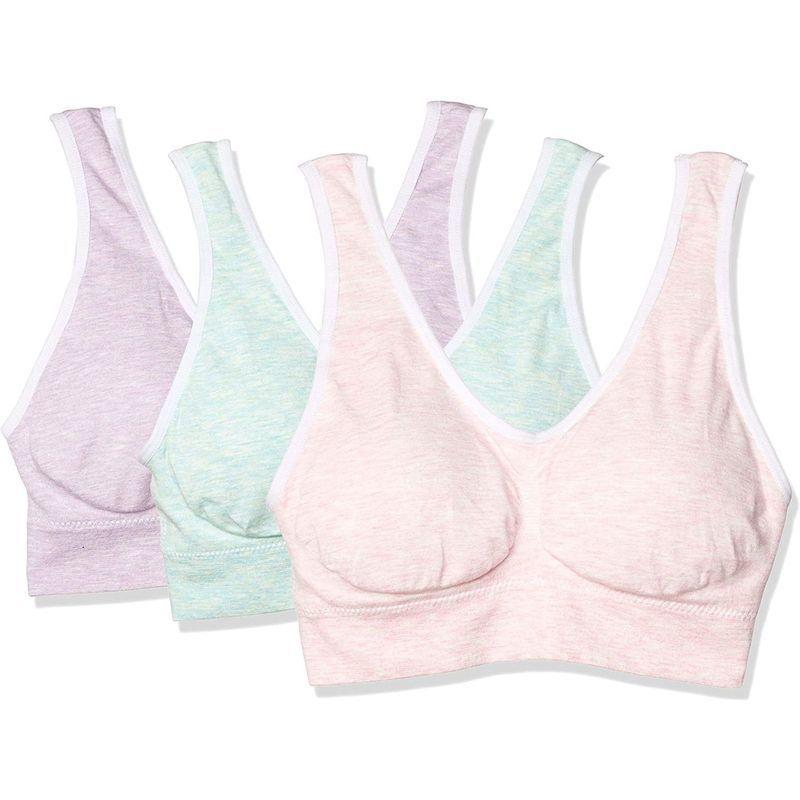 エアーフィットラインレスブラ3色組 ピンク ラベンダー ミントグリーン L Ll ノンワイヤー ブラジャー Gj スマホグッズのホビナビ 通販 Yahoo ショッピング