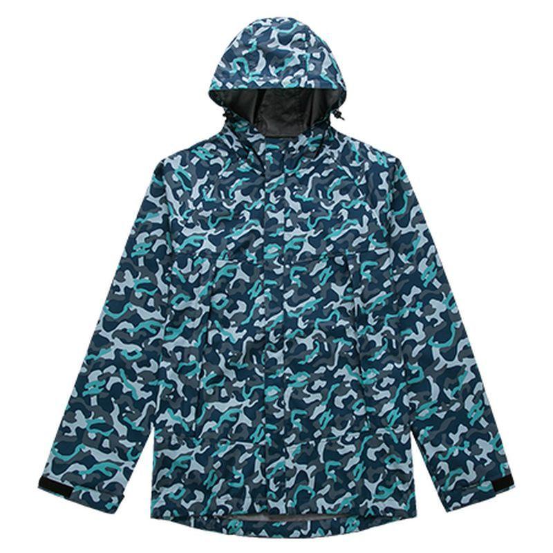 依頼品 アウトドアウインドブレーカージャケット 98 カモフラネイビー XS