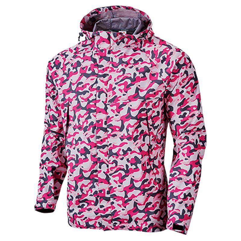 アウトドアウインドブレーカージャケット 99 カモフラピンク M