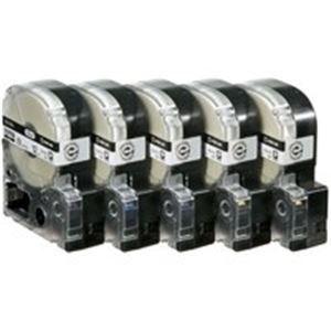 キングジム テプラ PROテープ/ラベルライター用テープ  20個入り ロングタイプ SS12KL ホワイト(白) [▲][TP]