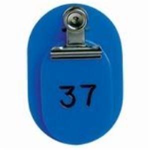 西敬 親子札/番号札 #7155 BO-1B 1〜50(50組) 青 生活用品 インテリア 雑貨 文具 オフィス用品[▲][TP]