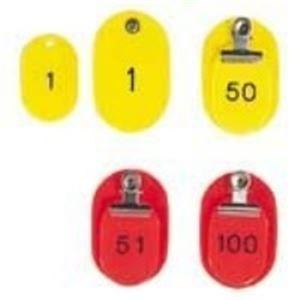 西敬 親子札/番号札 #7151 BO-1R 1〜50(50組) 赤 生活用品 インテリア 雑貨 文具 オフィス用品[▲][TP] 西敬 親子札⁄番号札 #7151 BO-1R 1〜50(50組) 赤