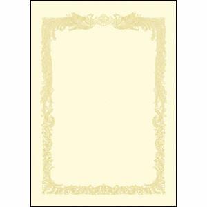 業務用セット　OA賞状用紙 クリーム賞状用紙・横書き 10-1178 100枚入 ×2セット AV デジモノ プリンター OA プリンタ用紙[▲][TP]