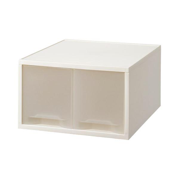 まとめ売り 岩崎工業 PP製引き出しケース A4タテ 深型ハーフ ホワイト・クリア ST6103CW 1台 ×3セット 生活用品 インテリア 雑貨 文 [▲][TP]