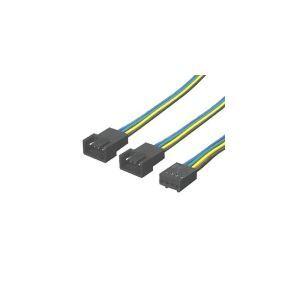 まとめ売り変換名人 4PIN FAN 2分岐 FAN4/2 ×20セット AV デジモノ[▲][TP]