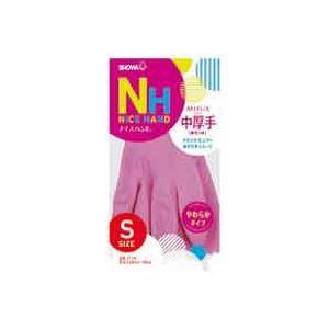 業務用20セット ショーワ ナイスハンドミュー中厚手 S ピンク 10双 生活用品 インテリア 雑貨 キッチン 食器[▲][TP]