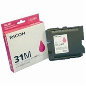 業務用5セット RICOH（リコー） ジェルジェットカートリッジ GC31Mマゼンタ AV デジモノ パソコン 周辺機器 インク インクカートリッ [▲][TP]