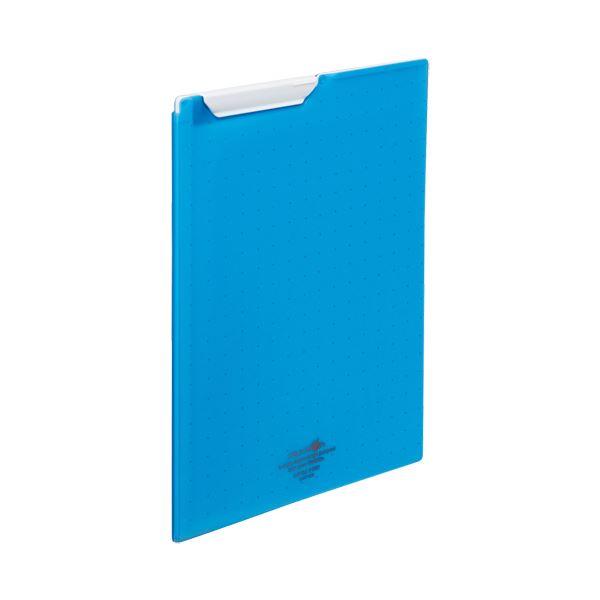 まとめ売りリヒトラブ AQUA DROPsクリップファイル A4 青 F-5067-8 1枚 ×10セット 生活用品 インテリア 雑貨 文具 オフィス用品 ファ[▲][TP]