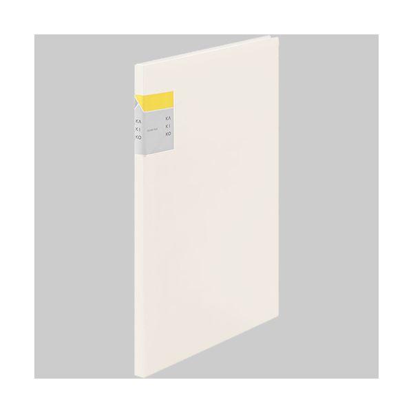 まとめ売りキングジム クリアーファイル カキコA4タテ 20ポケット(小口10枚) 背幅13mm 白 8632シロ 1冊 ×10セット 生活用品 インテリ[▲][TP]