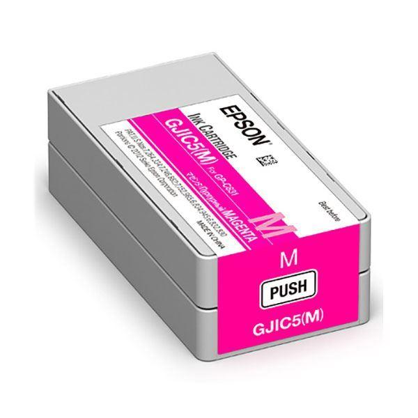 業務用5セット純正品 EPSON GJIC5M インクカートリッジ マゼンタ AV デジモノ パソコン 周辺機器 インク インクカートリッジ トナー [▲][TP]