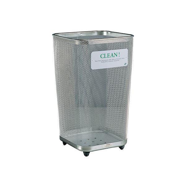 角型 ゴミ箱/くず入れ グランド 440角Rステン14 容量：約103L ステンレスタイプ 〔業務用 施設 店舗 屋外 〕 生活用品 インテリア 雑 [▲][TP]