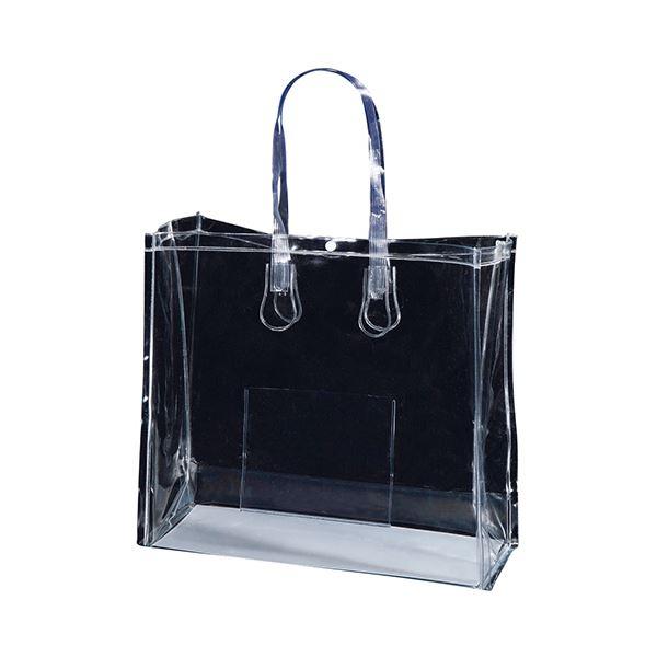 まとめ売りTANOSEE 透明PVCバッグB4ワイド ポケット・ホック付 1パック（10枚） ×3セット 生活用品 インテリア 雑貨 文具 オフィス用[▲][TP]