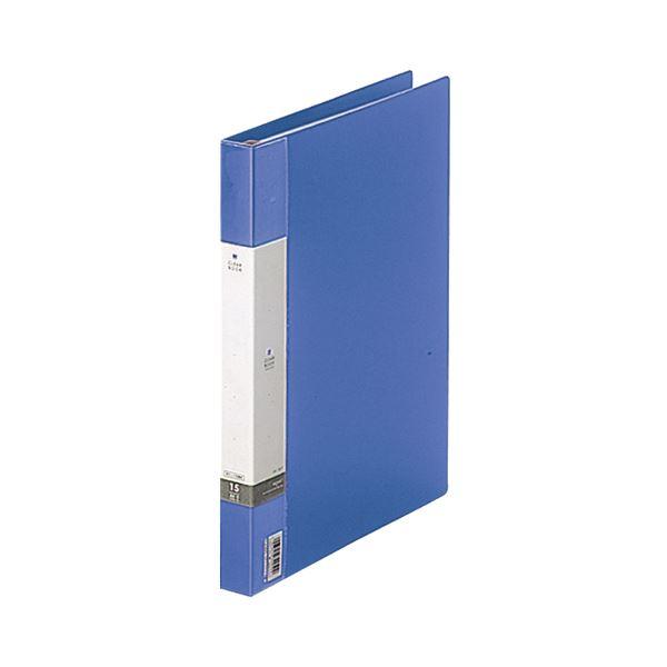 まとめ売り リヒトラブ リクエスト クリヤーブック(クリアブック)(ポケット交換タイプ) A4タテ 30穴 15ポケット付属 背幅25mm 青 G380[▲][TP]