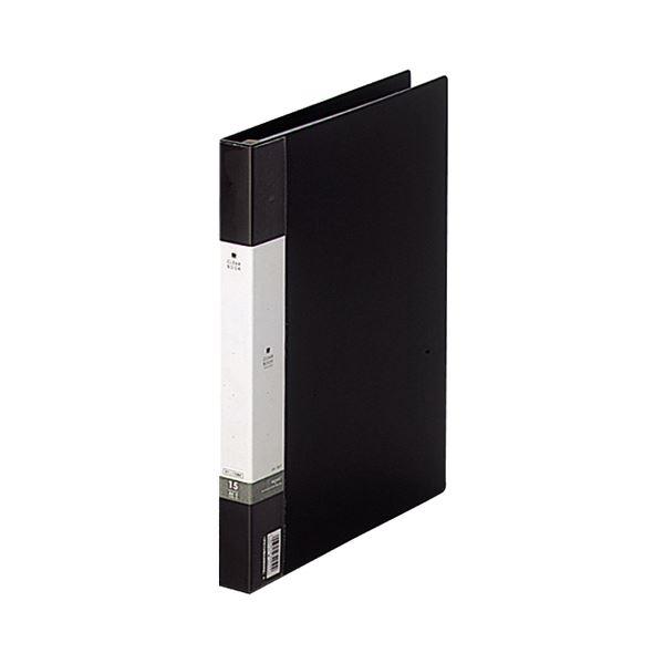 まとめ売り リヒトラブ リクエスト クリヤーブック(クリアブック)(ポケット交換タイプ) A4タテ 30穴 15ポケット付属 背幅25mm 黒 G380[▲][TP]
