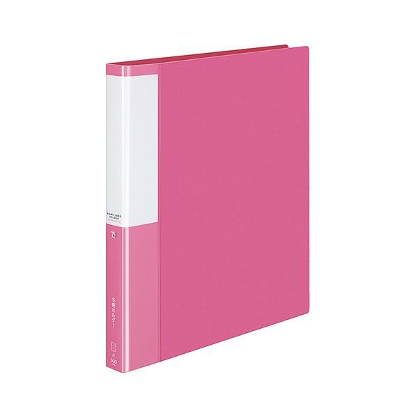 まとめ売り コクヨ 名刺ホルダー(POSITY) 替紙式 A4タテ 30穴 500名用 ヨコ入れ ピンク P3メイ-355NP 1冊 ×10セット 生活用品 インテ[▲][TP]