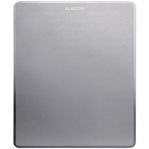 業務用 まとめ買い エレコムレーザー&光学式マウス対応 メタリックマウスパッド ダークシルバー MP-112BK 1枚 パソコン 周辺機器 マ [▲][TP]