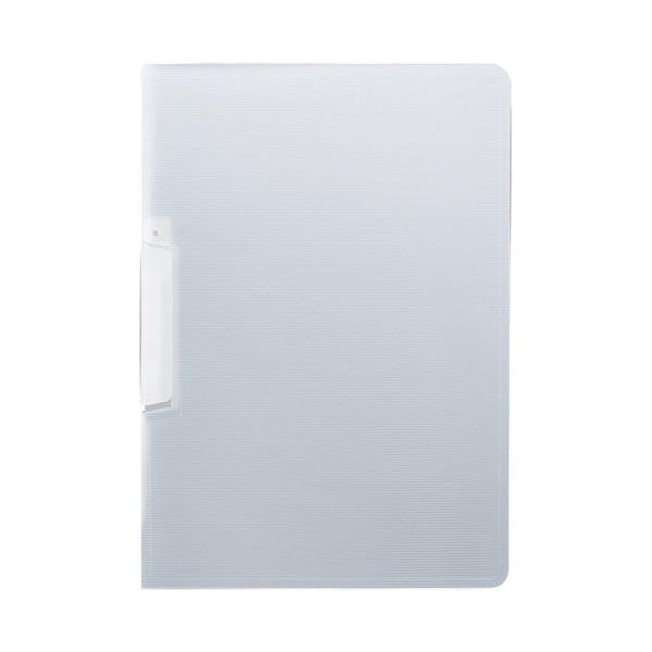 まとめ売り TANOSEE スライドクリップファイルA4タテ クリア 1冊 ×100セット 生活用品 インテリア 雑貨 文具 オフィス用品 ファイル [▲][TP] まとめ）TANOSEE スライドクリップファイルA4タテ 白 1セット(20冊