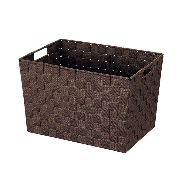 まとめ売りアスト PPクロス収納バスケットブラウン 1個 ×5セット 生活用品 インテリア 雑貨 日用雑貨 収納用品[▲][TP]