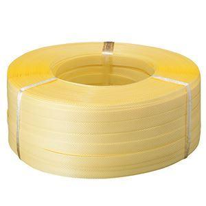 TANOSEE PPバンド 手締め用 15mm×500m 黄色 1セット（5巻） 生活雑貨[▲][TP]