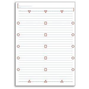 まとめ買い キョクトウ・アソシエイツ Trees B5 A罫 30枚 レッドノート [▲][TP]