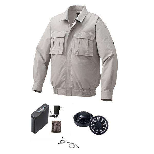 正規品販売！ 綿薄手脇下マチ付き 空調服 KU91900 作業着 リチウム