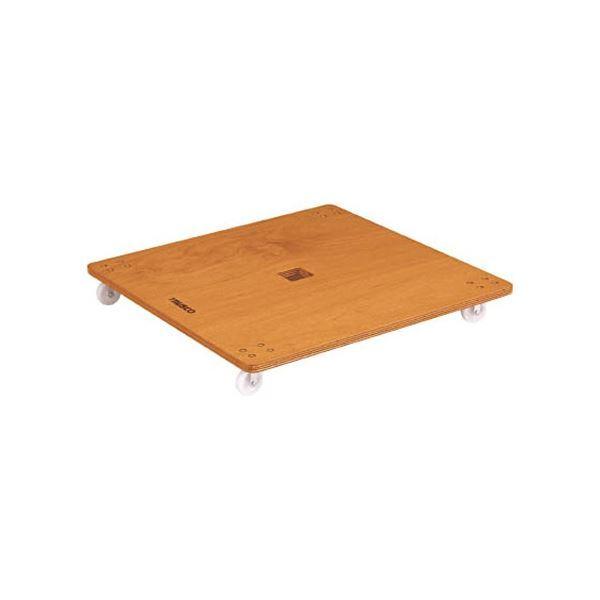 TRUSCO 合板平台車 プティカルゴ 900×900mm ナイロン車 PC-9090 1台 完成品 [▲][TP]