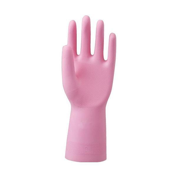 まとめ買い 川西工業 天然ゴム手袋 中厚手 L ピンク #2005-L 1双  [▲][TP]