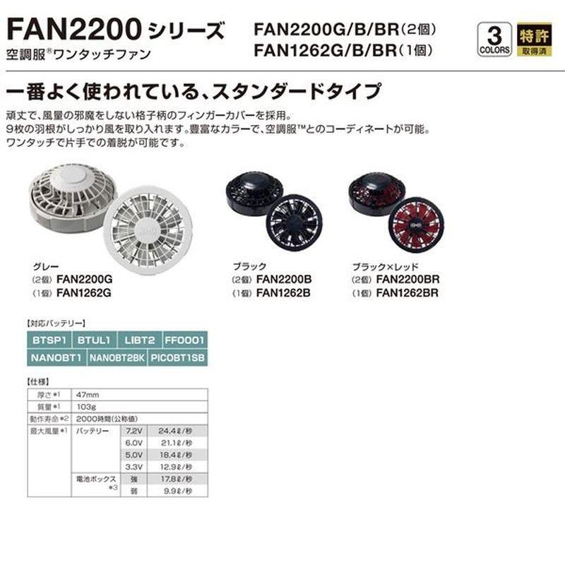 KU90600　空調服　R　M　裏地式綿厚手　ダークブルー　FAN2200BR・RD9261・LISUPER1セット　[▲][TP]