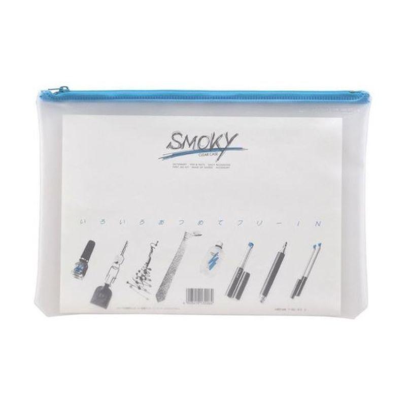 リヒトラブ クリヤーケース・スモーキィ B5ヨコ 水 F-262 1セット(25枚) [▲][TP]