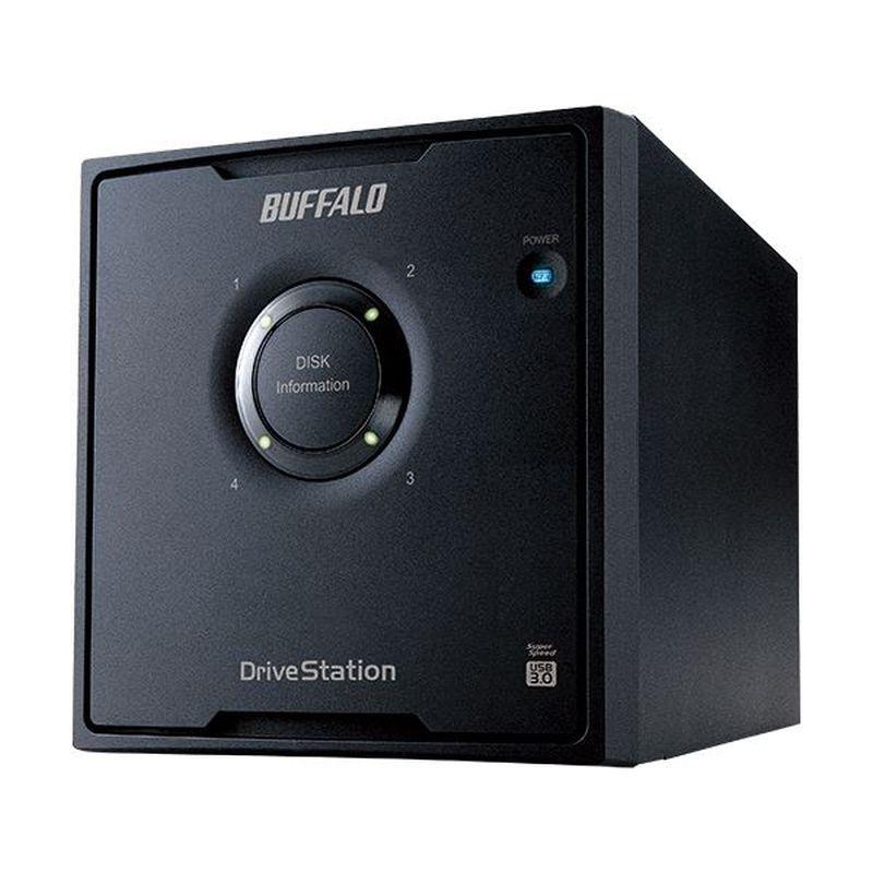 バッファロー ドライブステーションRAID5対応 外付けHDD USB3.0用 4ドライブ 12TB HD-QL12TU3/R5J 1台 【代引不可】[▲][TP]｜hobinavi2