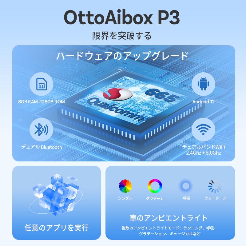 正規代理店 オットキャストP3 ottocast PICASOU3 ピカソウ3 carplay