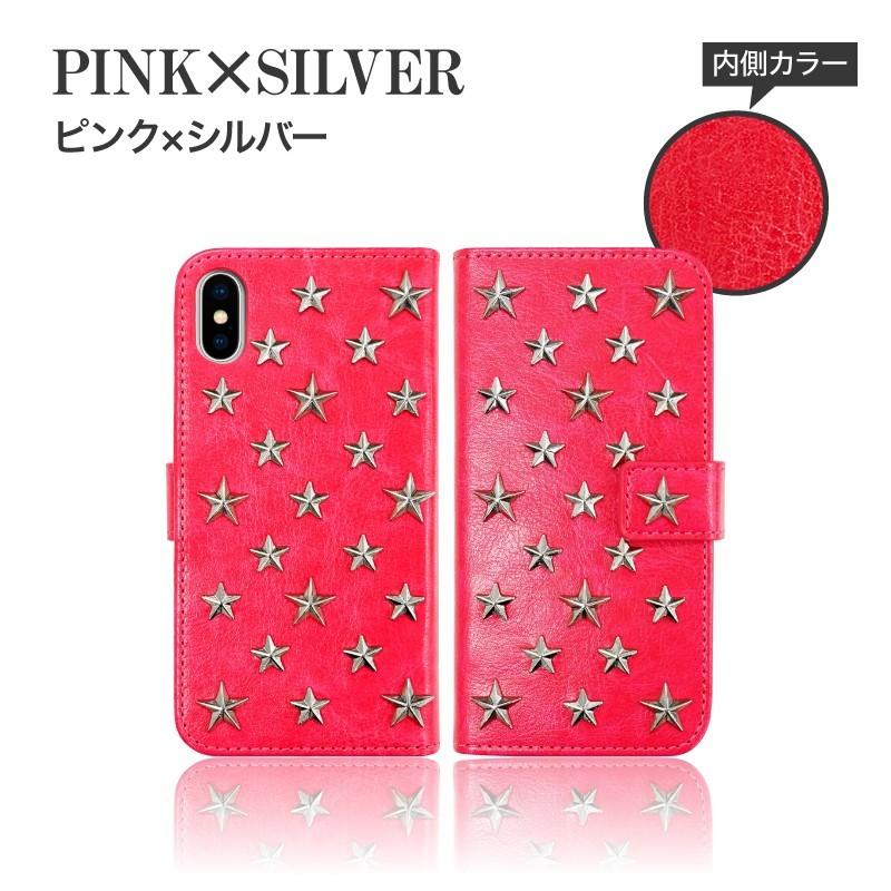 iPhone ケース 手帳型 スマホケース スタッズ おしゃれ iPhoneSE2 SE2