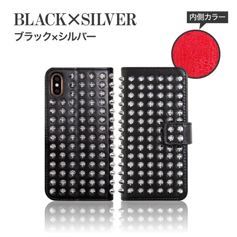 iPhone ケース 手帳型 スマホケース スタッズ おしゃれ iPhoneSE2 SE2