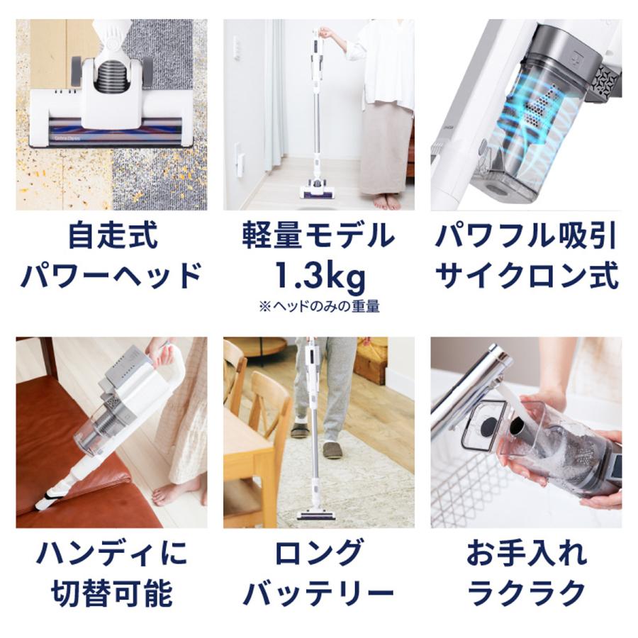 【2年保証】掃除機 コードレス サイクロン掃除機 スティッククリーナー スティック掃除機 ハンディー クリーナー 吸引力 強力 安い 充電 超吸引力 | REDHiLL | 06