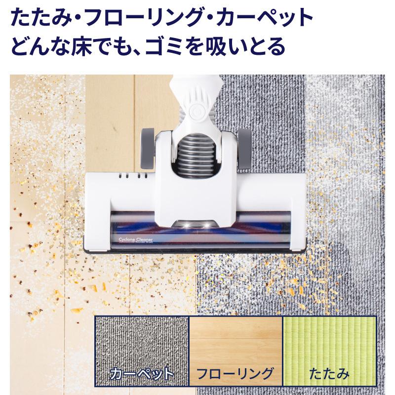 【2年保証】掃除機 コードレス コードレス掃除機 サイクロン掃除機 スティッククリーナー スティック掃除機 ハンディクリーナー 充電式 超強力吸引 収納 小型 | REDHiLL | 10